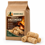 Premium Holzwolle-Anzünder 1 kg – Für Grill und Kamin