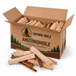 Anzündholz Großkarton – Naturbelassene Holzscheite