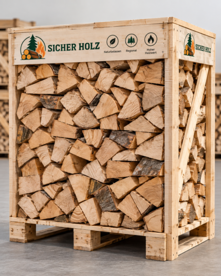 Brennholz im Holzrahmen – Naturbelassenes Kaminholz