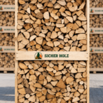 Buchen-Brennholz 25 cm – Kaminholz im Holzrahmen