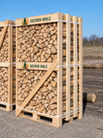 Buchen-Brennholz 30–33 cm – Kaminholz im Groß-Holzrahmen