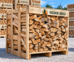 Kaminholz 25–30 cm – Mischholz auf Holzpalette