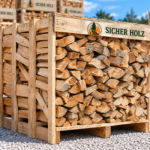 Kaminholz 25–30 cm – Mischholz auf Holzpalette