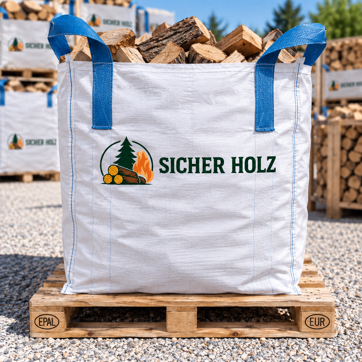 ChatGPT Image 6 sept. 2026, 01_45_21 Brennholz 25–30 cm – Premium Kaminholz im Big Bag auf EPAL-Palette – Bild 1