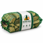 Brennholz 30 cm – Kaminholz im grünen Netzsack