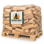 Brennholz im Netzsack – Scheitlänge ca. 25–30 cm
