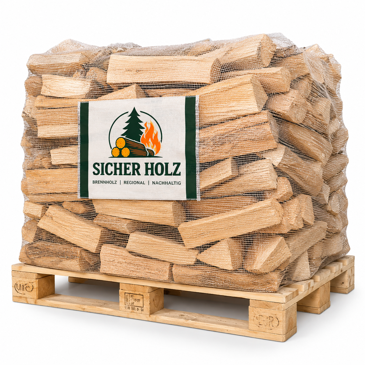 ChatGPT Image 6 sept. 2026, 02_00_12 Brennholz im Netzsack – Scheitlänge ca. 25–30 cm – Bild 1