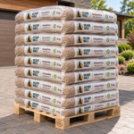 Holzpellets 100 % Naturholz – Palette 300 kg