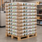 Holzpellets 100 % Naturholz – Palette 300 kg