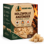 Holzwolle-Anzünder 1 kg – Für Grillkohle und Kamin