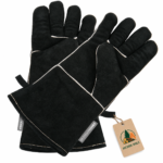Kamin- und Grillhandschuhe aus Leder – Robuste Schutzhandschuhe