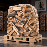 Brennholz Großnetz – ca. 1,5 RM – Scheitlänge ca. 25–30 cm