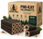 Pini-Kay Holzbriketts Premium – 30 kg