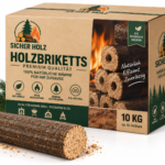 Premium Holzbriketts Rund – 10 kg