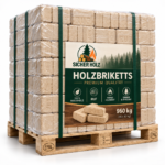 RUF Holzbriketts Premium – Palette 960 kg