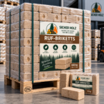 SICHER HOLZ RUF-Briketts mit Loch – Premium Palette 960 kg