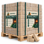 SICHER HOLZ Hartholz-Briketts – Premium Quaderbriketts