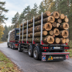 Stammholz – Rundholz als LKW-Ladung