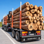 Langholz – Naturbelassenes Nadelholz als LKW-Ladung