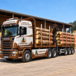 Nadelholz als komplette LKW-Ladung
